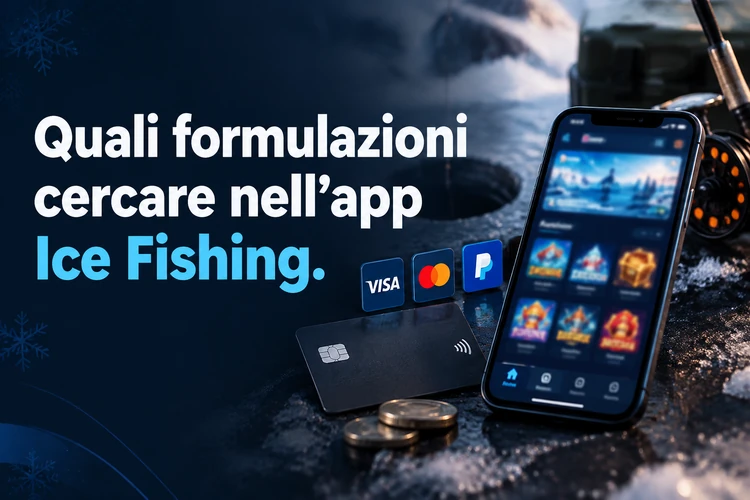 Quali formulazioni cercare nell’app Ice Fishing